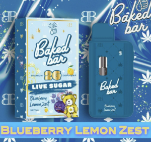 Baked Bar Blueberry Lemon Zest