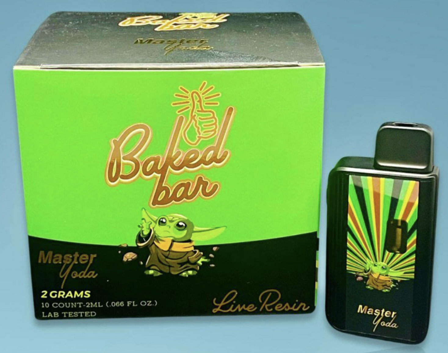 Baked Bar Disposable Master Yoda