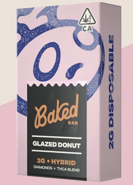 glazed donut disposable vape Live Sugar THCA+THC-P Disposable Vape For Sale main image 1